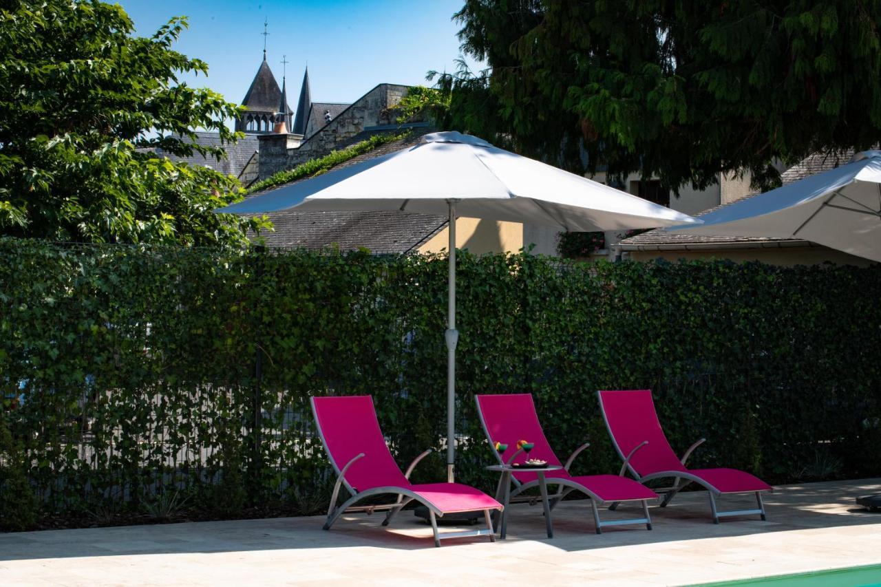 Logis Hotel La Croix Blanche Fontevraud Экстерьер фото