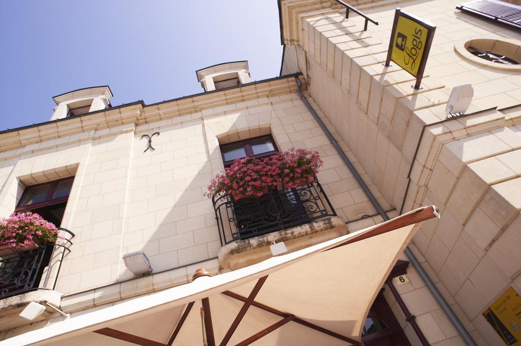 Logis Hotel La Croix Blanche Fontevraud Экстерьер фото
