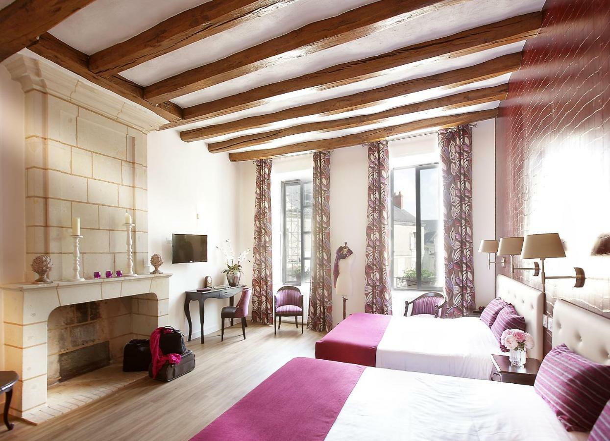 Logis Hotel La Croix Blanche Fontevraud Экстерьер фото